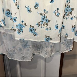 Scarlet Darkness Floral Blouse